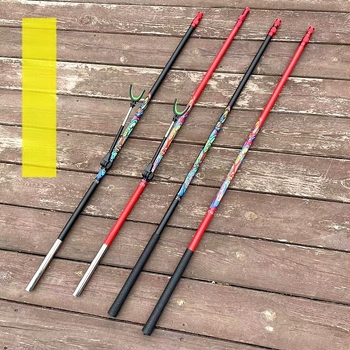 Szénszálas tartó hálóhoz, teleszkópos hálókar (két- vagy háromtagú) és horgászbot-tartó