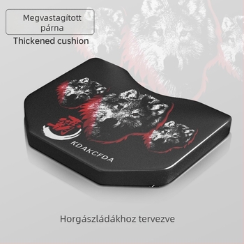 Memóriahabos horgászülés párna szívókoronggal