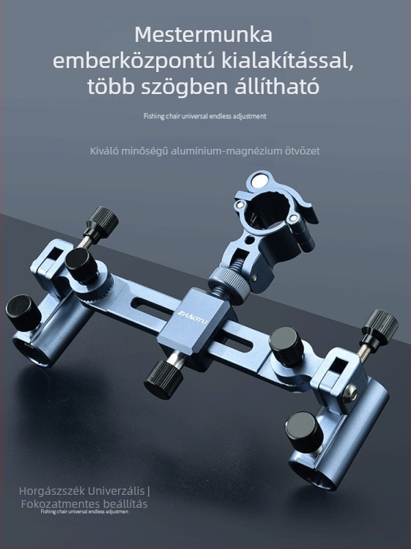 Kétbotos tartó állvány horgász székre – univerzális kétbot tartóval és kiegészítő dobozzal
