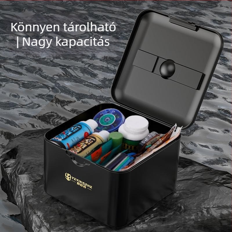 Kempingfelszerelés tároló doboz horgászati kellékek és tartozékok számára