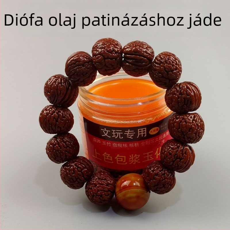 Dió színező olaj, jádeolaj, Vajra tök gyökérfaragás, antibakteriális gyors piros olaj, karbantartó viasz.