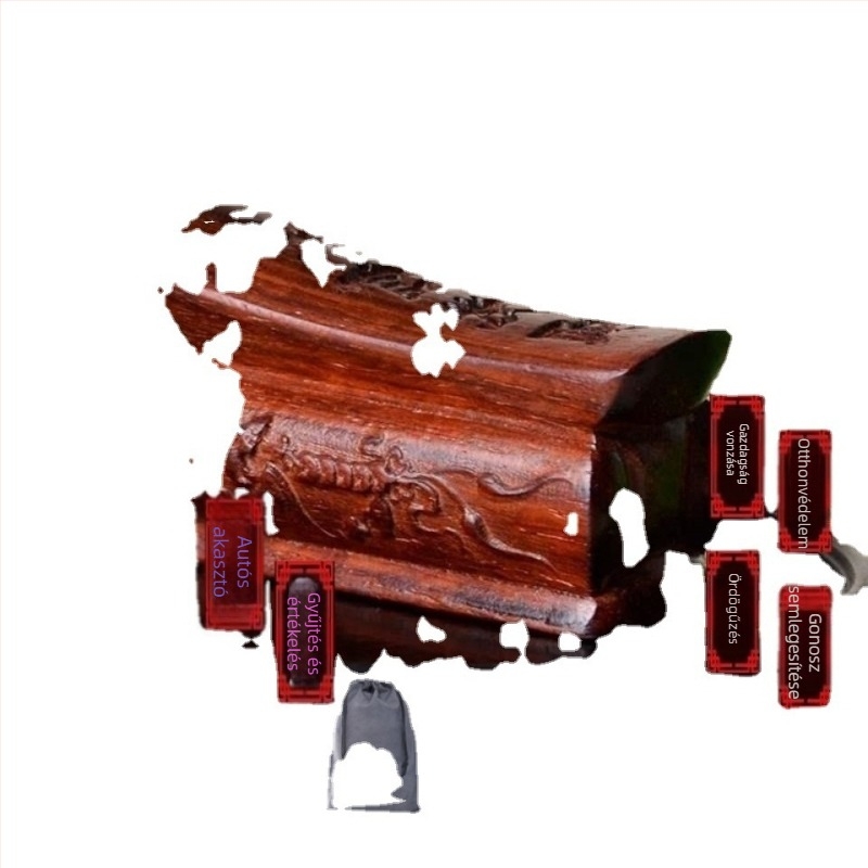 Lanting Blood Sandalwood medálok és vörösfenyő függő díszek