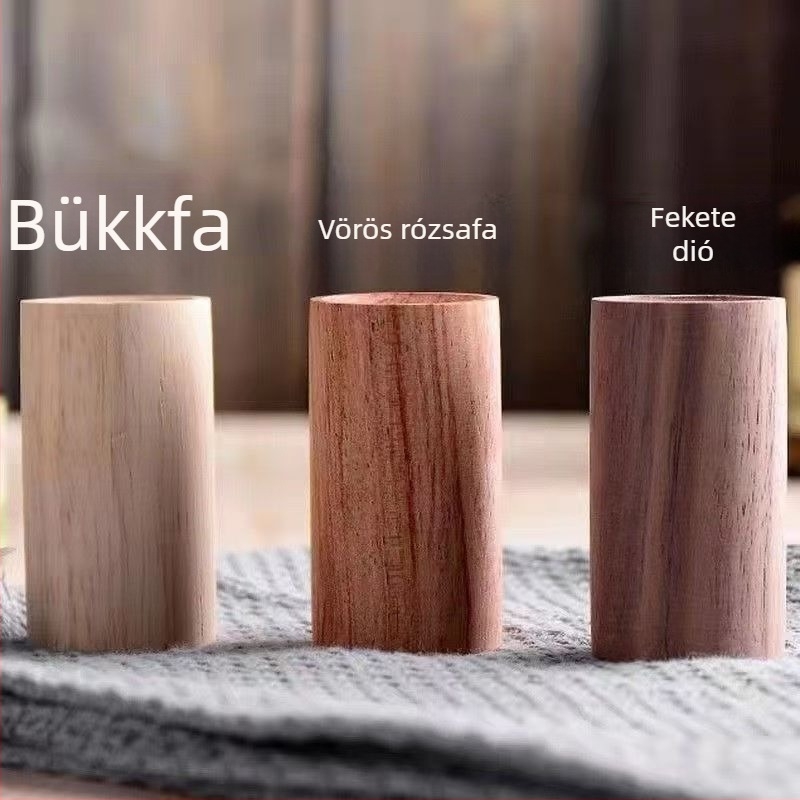 Fából készült illóolaj-diffúzor, karácsonyi dizájn, belső térre, cilindrikus forma, hosszú ideig tartó illat, dekoratív tárgy, kis ajándék.