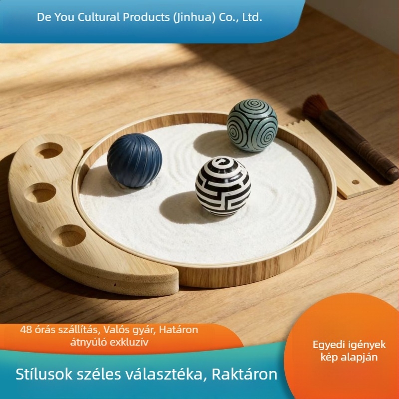 Személyre szabott minimalist gyanta dísztárgy korall színű vízszintes csíkokkal bejárati asztalhoz