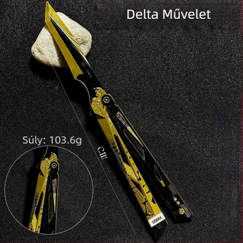 Delta Force Mercy Knife — fém pillangó kés, dekoratív modell