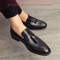 Férfi bőrből készült brogues cipő, formális üzleti stílus, brit iroda stílus, casual nagy méretű