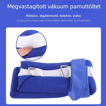 Masszív végtag-korlátozó pántok kézre és lábra, légáteresztő rögzítő pánt ágyhoz kötött időseknek
