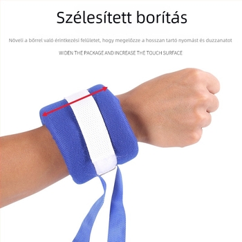 Masszív végtag-korlátozó pántok kézre és lábra, légáteresztő rögzítő pánt ágyhoz kötött időseknek