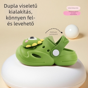Gyerekeknek készült beltéri papucs mesefigurákkal, csúszásmentes klumpák