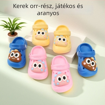 Gyerekeknek készült beltéri papucs mesefigurákkal, csúszásmentes klumpák