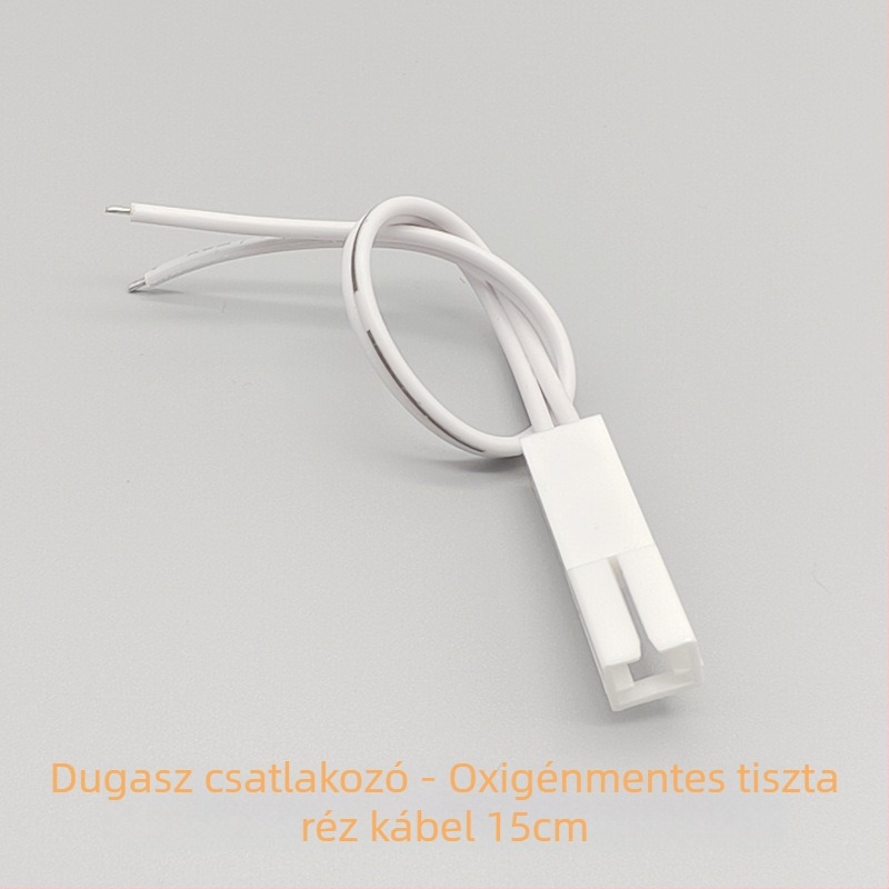 Dupont kábel LED-szalaghoz, 15 cm, 2P terminál, férfi- és női csatlakozó a szekrény LED-es világításához