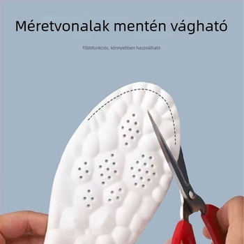 5D antibakteriális sporttalpbetét masszázspontokkal, ultra-soft ütéscsillapító, izzadságtaszító