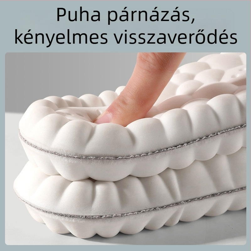 5D antibakteriális sporttalpbetét masszázspontokkal, ultra-soft ütéscsillapító, izzadságtaszító