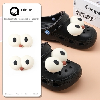 Crocs cipő kiegészítők: aranyos, nagy szemű DIY cipő díszítések