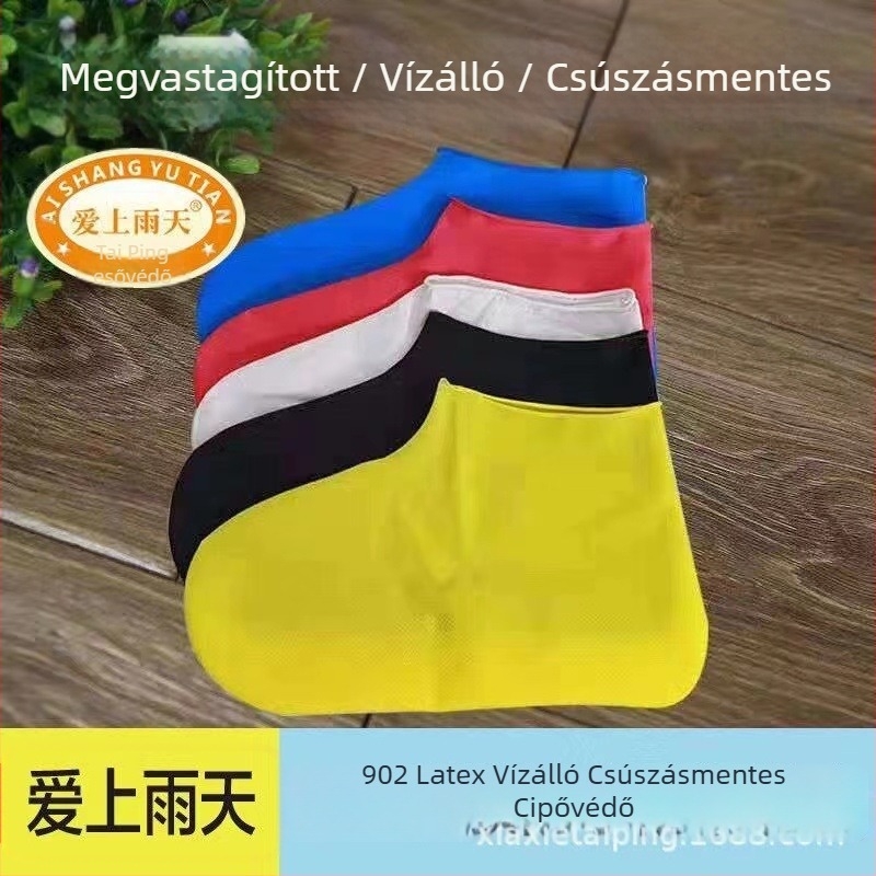 Szilikon lábvédő külső használatra – vízálló, porálló, vastított dizájn, csúszásmentes, kopásálló, hordozható, divatos felnőtteknek, síeléshez és hegymászáshoz