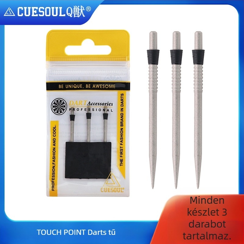 CUESOUL Q Touch Point sorozat – 3 darab C acél dartcsúcsok versenyekhez
