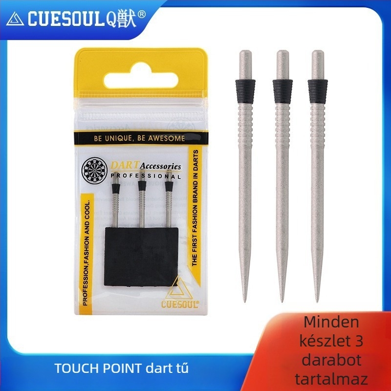 CUESOUL Q Touch Point sorozat – 3 darab C acél dartcsúcsok versenyekhez