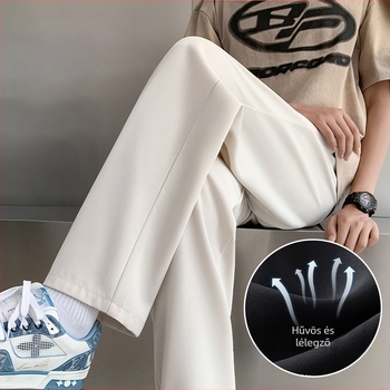 Férfi Ice Silk nyári laza szabású casual nadrágok