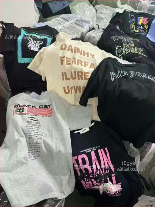 Nagy teherbírású 100% pamut férfi póló, laza szabás, kerek nyakú, rövid ujjú, nagy méret, tavasz-nyári divat, koreai stílus