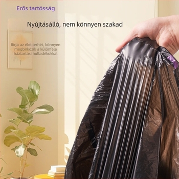Vastagított, illatosított felhúzós szemeteszsákok, egyszer használatosak, irodába, otthonra és a konyhába, nagy tekercsben