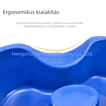 Vastagított hajmosó medence ágyban, otthoni használatra, fekvő helyzetben, ágyhoz kötött betegeknek, idős embereknek, terhes és szülés utáni nőknek