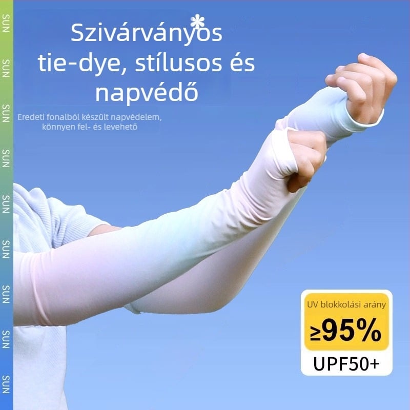 Gyerekek UV-védelmes jég-selyem karvédők, nyár 2025