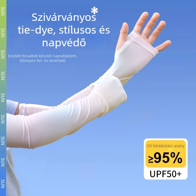 Gyerekek UV-védelmes jég-selyem karvédők, nyár 2025