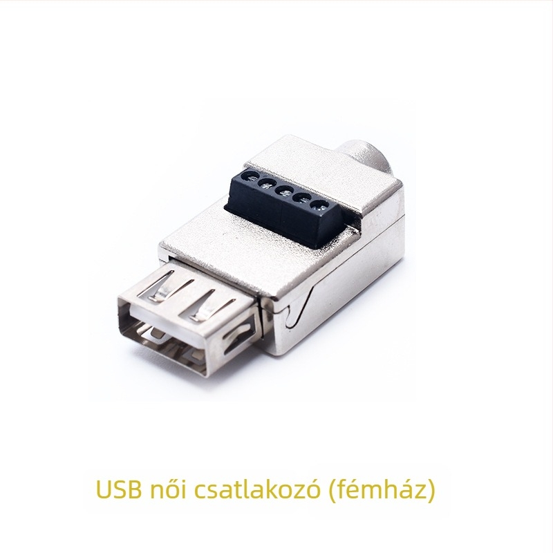 Forrasztásmentes USB dugó, USB férfi és női csatlakozó pár, 16 tűs, telefonhoz, billentyűzethez és egérhez