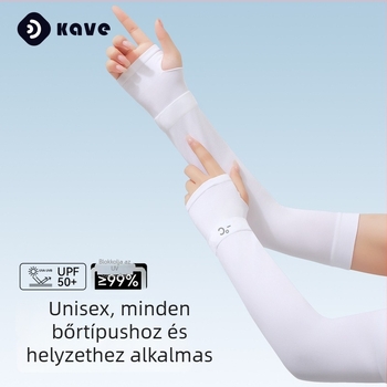 Uniszex UV-védett karvédő ujjvédő, külső vezetéshez, integrált védelemmel
