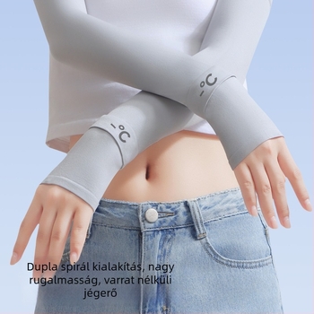 Uniszex UV-védett karvédő ujjvédő, külső vezetéshez, integrált védelemmel