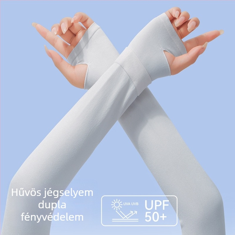 Uniszex UV-védett karvédő ujjvédő, külső vezetéshez, integrált védelemmel
