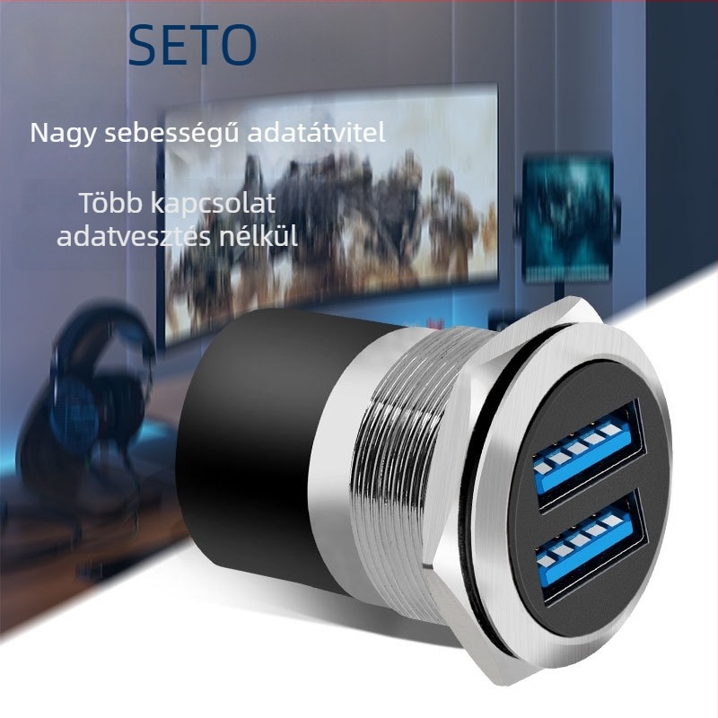 Shengtuo menetes USB adatmodul 2.0/3.0, kétoldali csatlakozás 86-paneles szekrényhez, USB Type-C csatlakozó