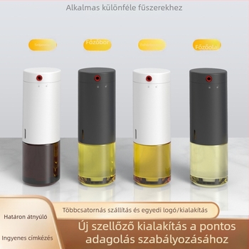 Konyhai üveges olajtartó csepegésmentes adagolóval, szezámolaj és szójaszósz, ecet ízesítő üveg, szivárgásmentes ecetes tartó, pontos olajmérés