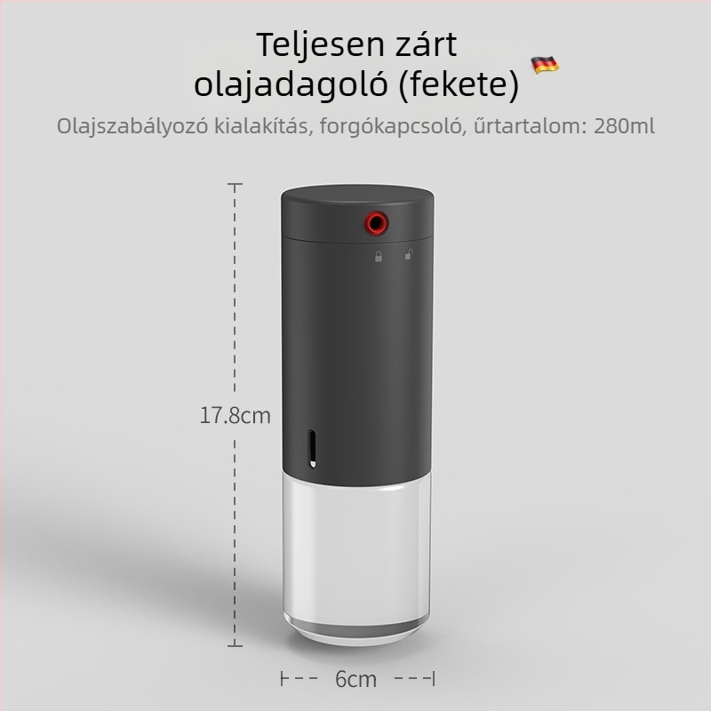 Konyhai üveges olajtartó csepegésmentes adagolóval, szezámolaj és szójaszósz, ecet ízesítő üveg, szivárgásmentes ecetes tartó, pontos olajmérés