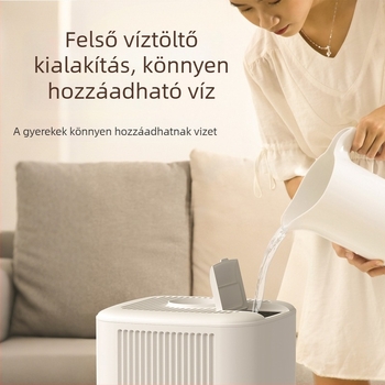 Yujie Kereskedelmi ultrahangos párásító, 18 L, nagy köd kimenet, 60 m² felett, 3 ködcsatorna, távvezérléses működés, 8+ órás időzítő, alacsony vízszint és áramkimaradás elleni védelem, ABS műanyag ház