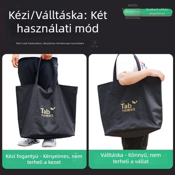 Nylon horgász táska fogantyúval, halak tárolására és felszerelés rendezésére