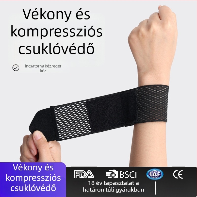 Chachi lélegző sportcsuklópánt kosárlabdához és tollaslabdához, állítható csuklótámasz, rándulás elleni védelem