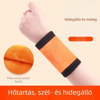 Fleece-bélésű, vastag csuklóvédő sporthoz – ízületi és inak védelmére