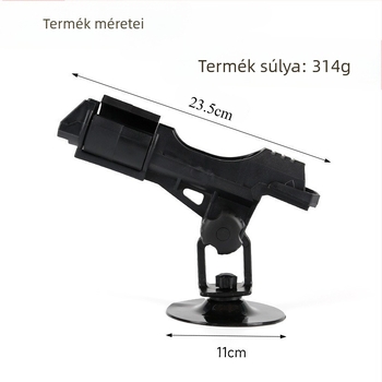 Tengeri horgászbot tartó forgatható ülőkével, ABS tartó és összecsukható csónak-kiegészítő