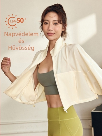 2025 Női nyári könnyű napvédő felső UPF50+ lélegző, kültéri sportos ruházat