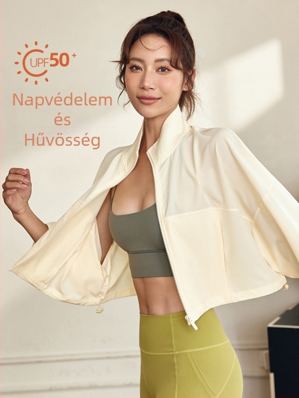 2025 Női nyári könnyű napvédő felső UPF50+ lélegző, kültéri sportos ruházat