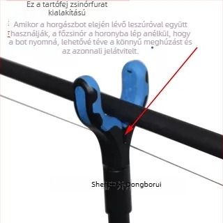 Európai stílusú horgászrig szilikon fejjel és talajra rögzített állvánnyal