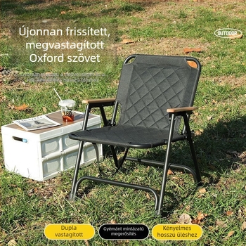 Maszhe kültéri összecsukható szék kempinghez és horgászathoz, megerősített, hordozható piknikhez, könnyű a strandnál, asztallal és székkel