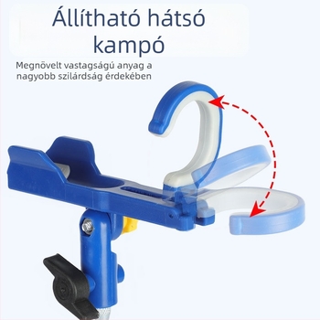 Horgászbot tartó és állvány, földbe szúrható, kettős használatú, tenger- és kézi botokhoz, hosszú univerzális botállvány