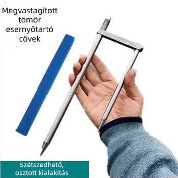 Lekapcsolható talajszeg horgász esernyőhöz — tartozék a tartóhoz, hosszabbított és vastagodott, nagy esernyőhöz