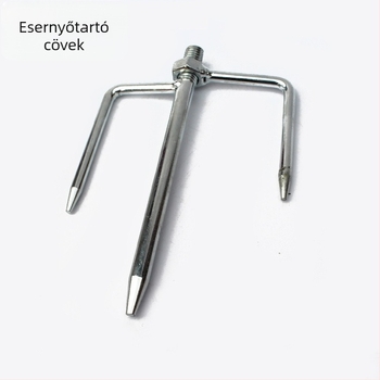 Fém talptámasz horgász esernyőhöz, 12 mm univerzális csavarral