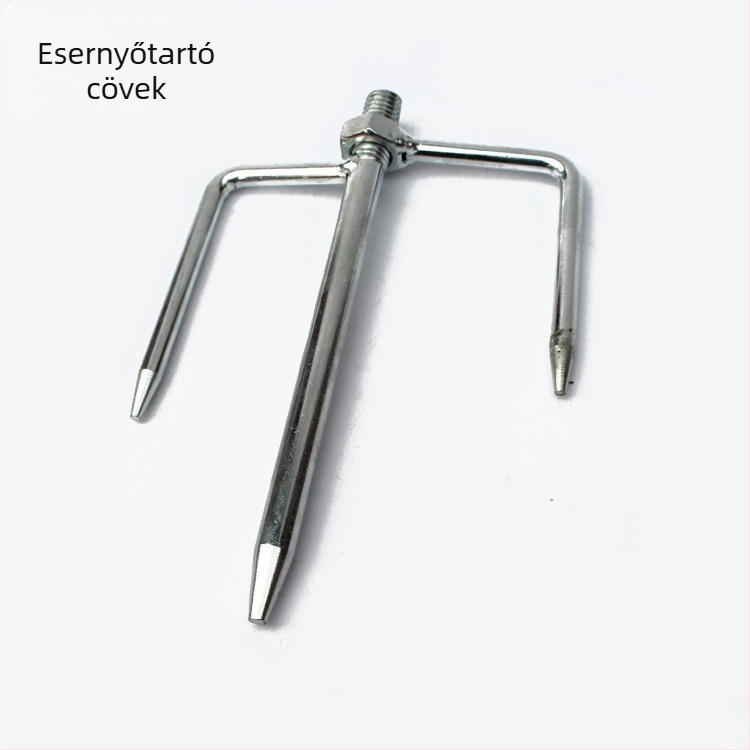 Fém talptámasz horgász esernyőhöz, 12 mm univerzális csavarral