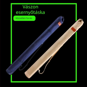 Kopásálló vászon tároló táska horgásznapernyő és horgászbot számára, 1,2–1,4 m hosszúságú