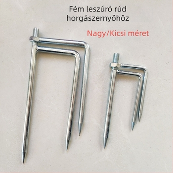 12 mm-es csavaros fém talp horgász esernyőhöz