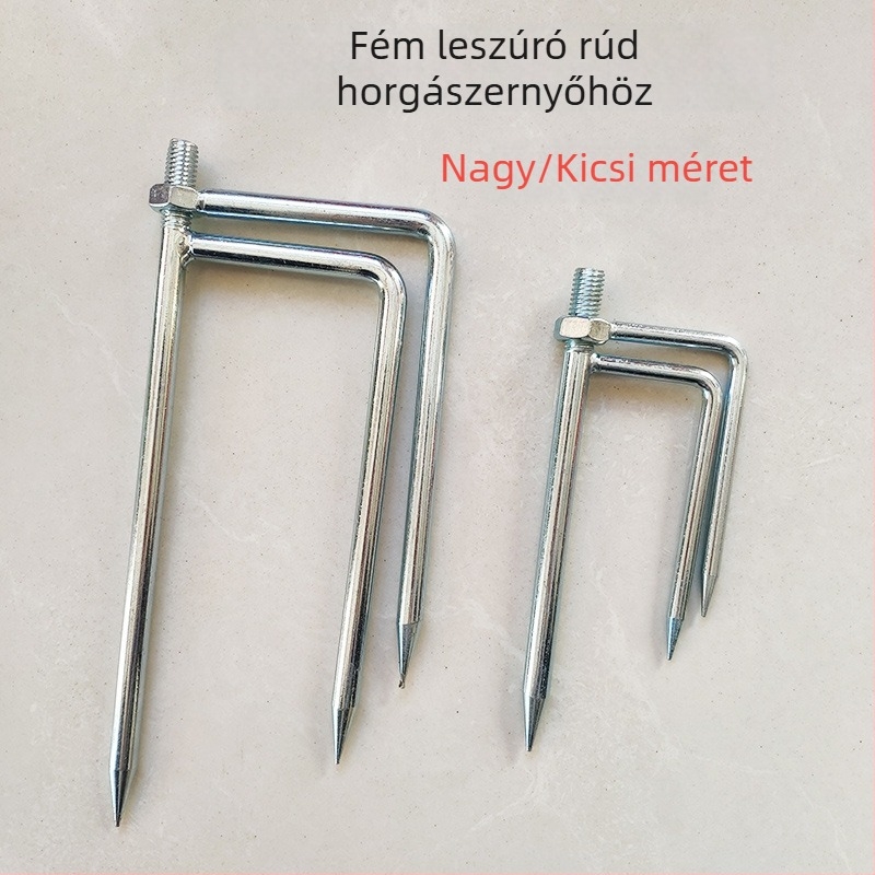 12 mm-es csavaros fém talp horgász esernyőhöz